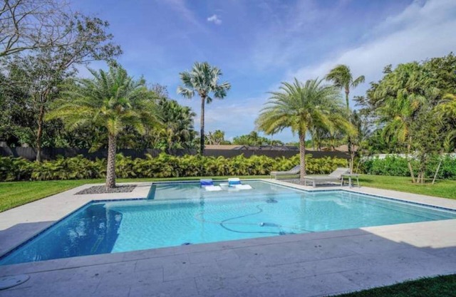 Gated Modern Miami Mansion w/Pool Gym Bar & Office