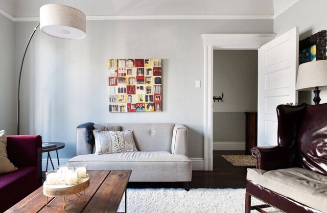 Gather Round the Fire Pit at a Period Russian Hill Flat