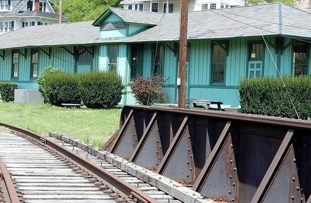Gauley Bridge train station side two