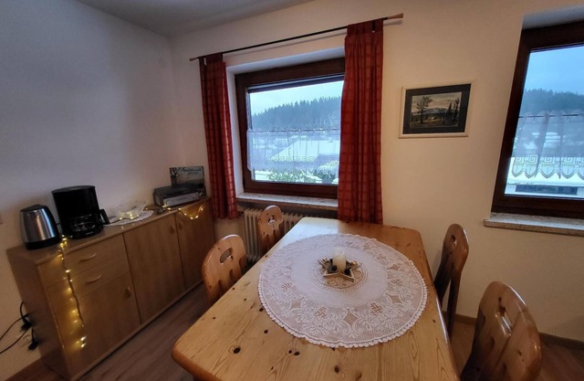 gemütliche Ferienwohnung (50qm) mit Sonnenterrasse und Kamin