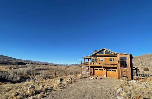 Get away to a gorgeous view with a house!