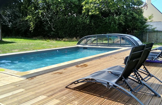 Ferienhaus *** "Le Cottage" in der Südbretagne mit beheiztem Poolzugang