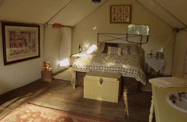 Glamping Tent II, Das Hotel liegt auf 80 Acre Ranch, Helena Mt.