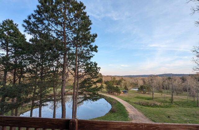 Glamping deck. Perfect for viewing the eclipse!