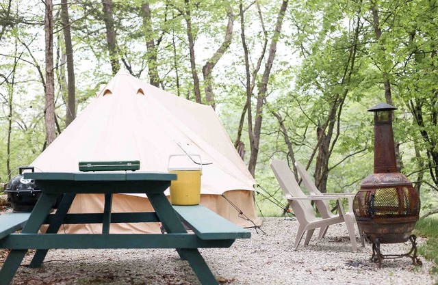 Glamping in the Minnesota Woods