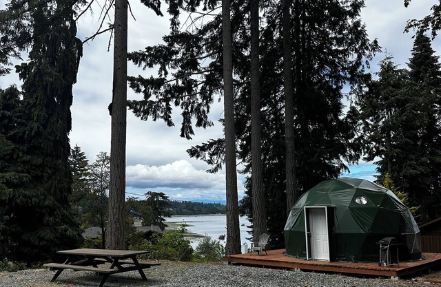 Glamping near Tolmie State Park
