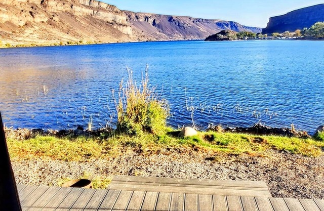 Glamping Tent at Blue Lake in Coulee City (site 43)