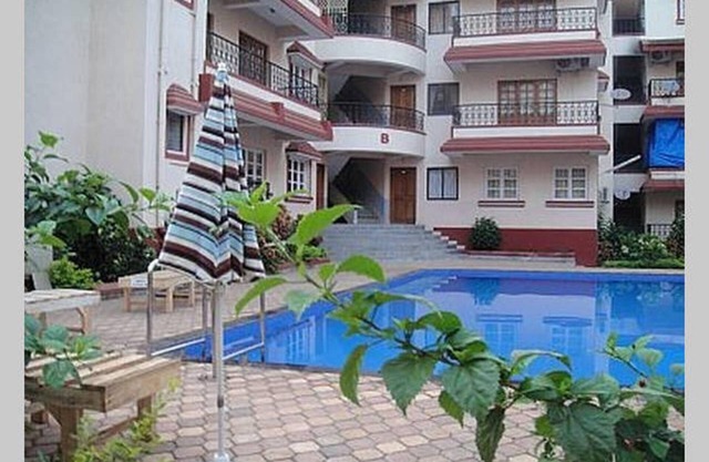 Goa, Calangute, Kyle Gardens, Superb Wohnung mit Balkon, nahe am Strand
