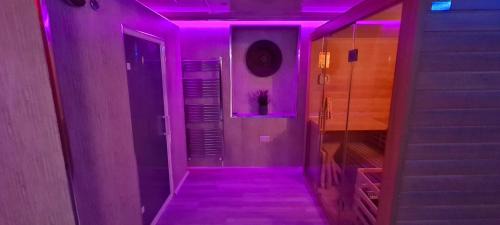 Golden Crown spa suite with private hot tub and thermal suite