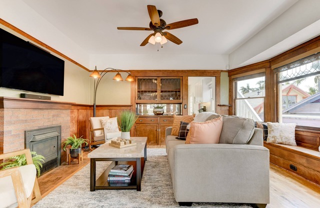 Golden Hill Craftsman Remodeled Retreat Bungalow