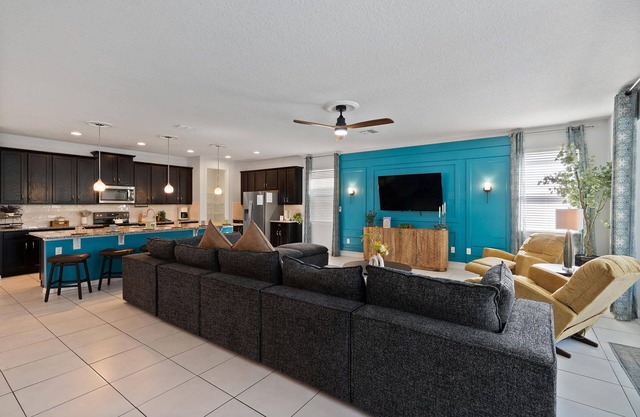 🥇Gorgeous 9bd villa close to Disney (SO1149)