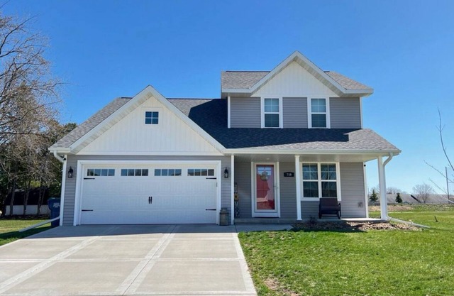 Gorgeous, modern house, backyard connects with community park and fields.