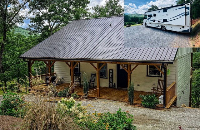 Graceland Mountain Retreat: Secluded 10-Acre Retreat w/Mountain Home + Luxury RV