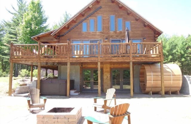 Grand Pines Lodge, atemberaubende Aussicht, in der Nähe von Whiteface & Lake Placid, 3D / VR-Tour