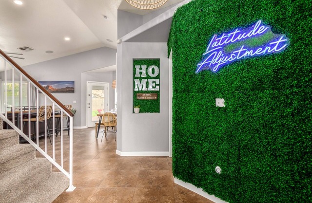 Great location with King Suite, Game Room, HEATED Pool, and Putting Green!