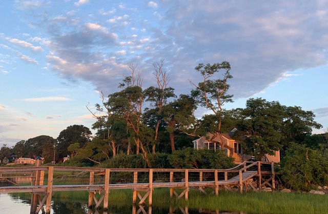 Große Waterfront Property, Dock, Kayak der Nationalpark Seashore