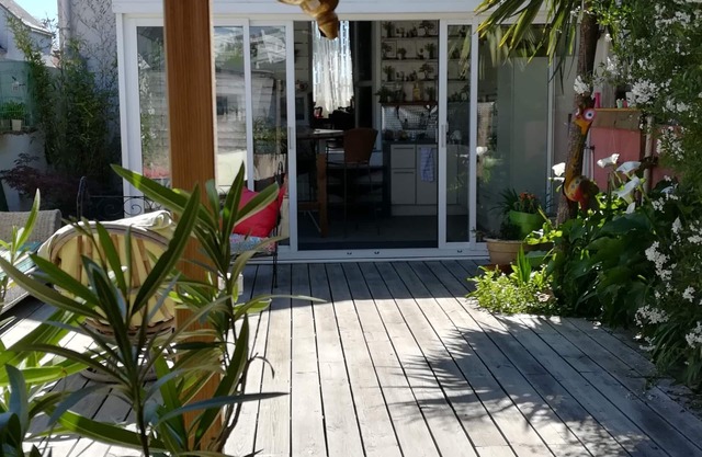 Green terrace house