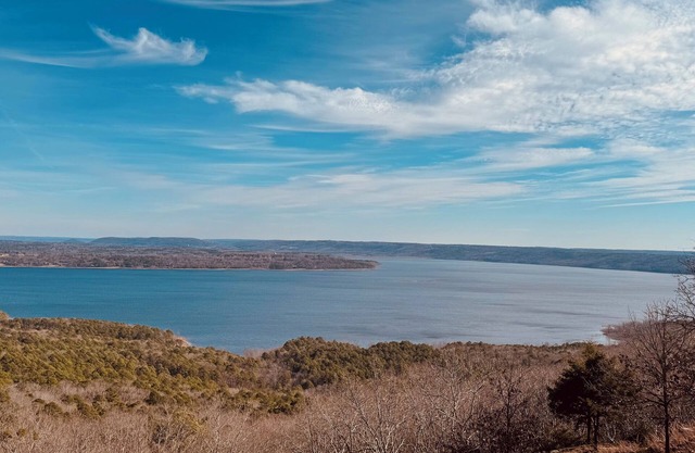 Greers Ferry Lake with Breathtaking lake views and a trampoline for the kids!