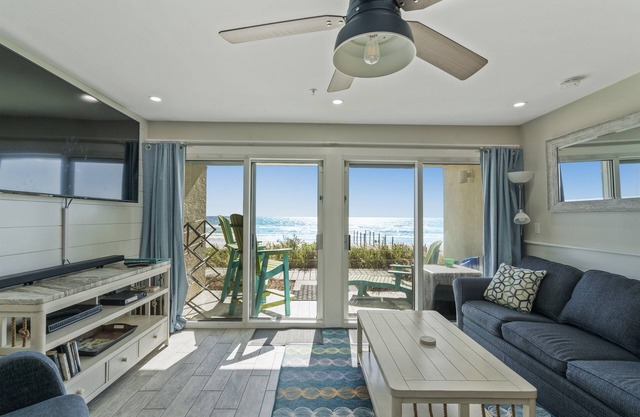 Erdgeschoss Ocean Front Oasis Crystal Beach KOSTENLOSER Strandservice