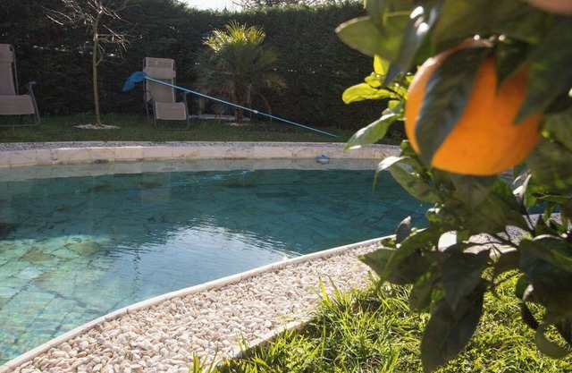 Stylish 4-Bedroom House with Pool, Garden, for up to 8 people.