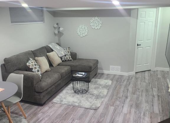 Guests two bedroom suite with a separate entrance