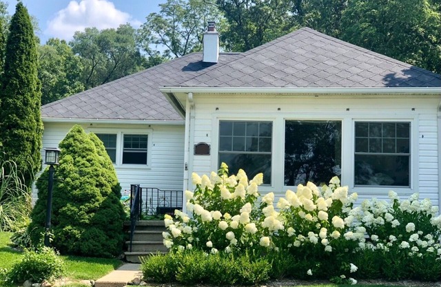 Gull Lake sunset home on a quiet street