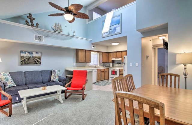 half Mi to Maryland Beach Family Condo with Balcony