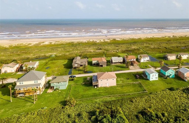 Entspannender Matagorda Beach Retreat - Blick auf den Golf vom Deck und der Sonnenterrasse