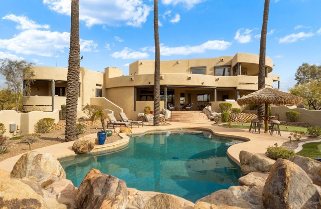 Happy Valley Hideaway | Resort-like home with amazing views & walking distance to hiking trails!