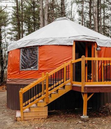 Heated & AC Yurt