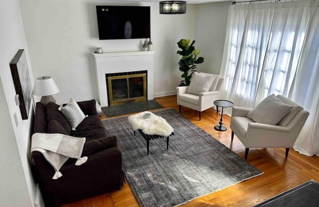 Henderson House Eureka. Centrally located stylish home with all amenities.