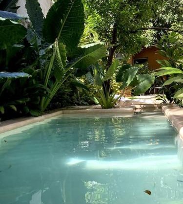 Hermosa Casa Antigua con Piscina Tropical