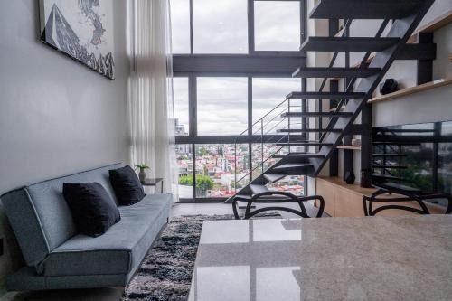 Hermoso Loft Doble Altura, Zona Andares, Alberca y Gym