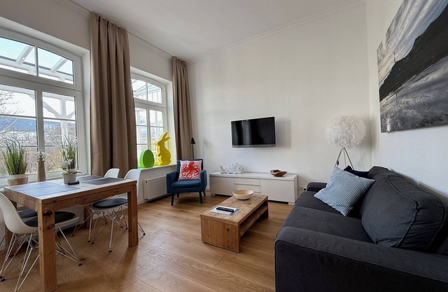 Die Ferienwohnung 2 im Haus Georg6 liegt im Erdgeschoss des Hauses und unmittelb