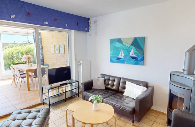 Ferienhaus MeerLUST für 4 Personen und Hund mit Kamin & Garten - Strandnah!