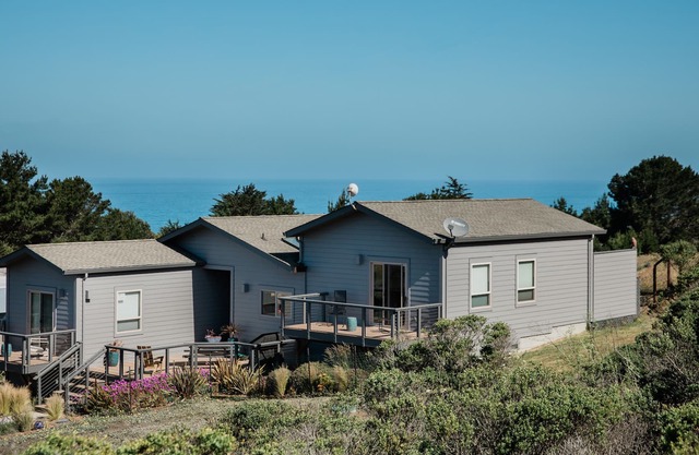 Am besten bewertet! Mendocino Coast Luxuriöse Heimat-Ozean / Hügel / Pastorale Ansichten