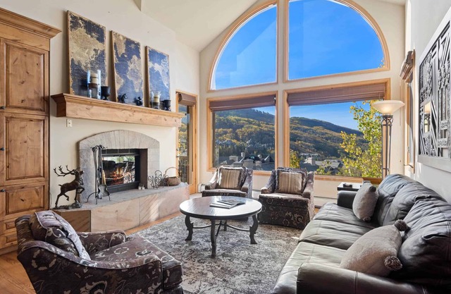 Genießen Sie die atemberaubende Aussicht auf das wunderschöne Vail Valley