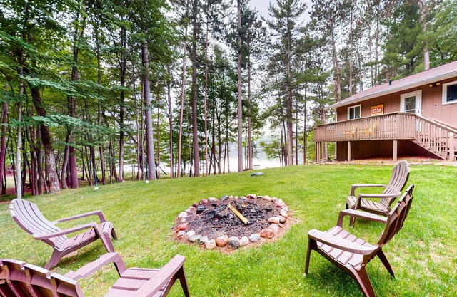 Hillis House | Lakefront house in Arbor Vitae w/water toys & two kitchens
