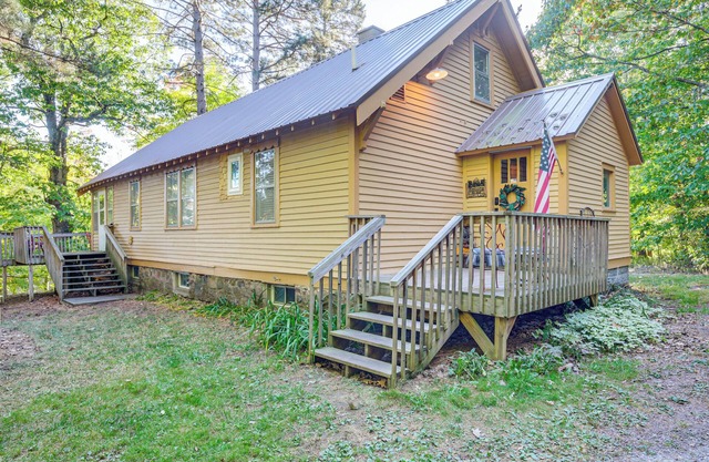 Hillside Home on 5 Wooded Acres in Wakefield!