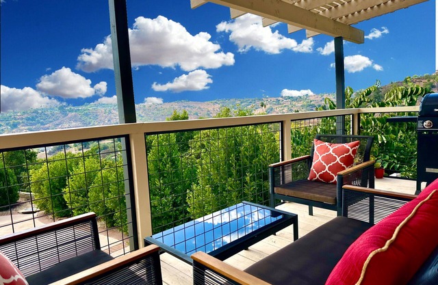Hilltop Penthouse Cottage mit weitreichender Aussicht