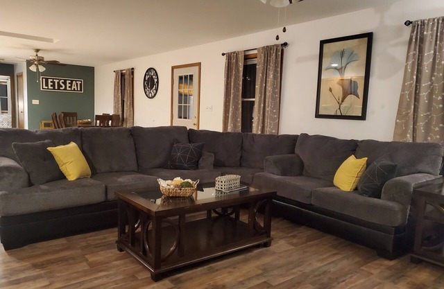 Hilltop Retreat 2: Spacious, pond-front home for 12 near wine trail!