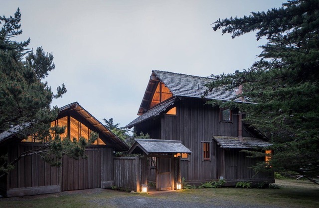 Hinoki House, gebaut von Japanese Master Artisan im Sunset Magazine