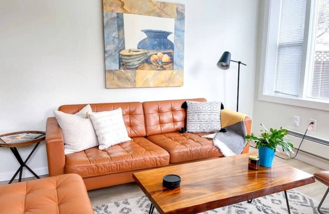 Hip and chic one bedroom apartment.
