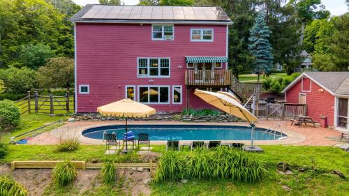 Historic Barn Retreat w Pool Pond Views Longview Pond Lodge by AvantStay