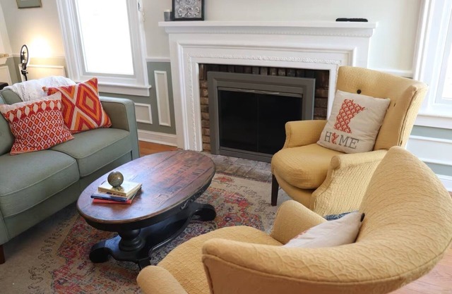Historic Schoolhouse Turned Home in Charming River Town of Afton