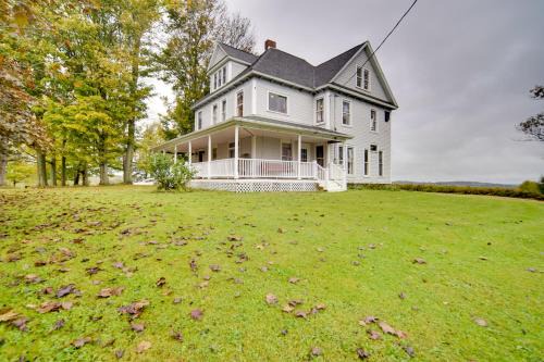 Historic Victorian Farmhouse with Porch and Views!
