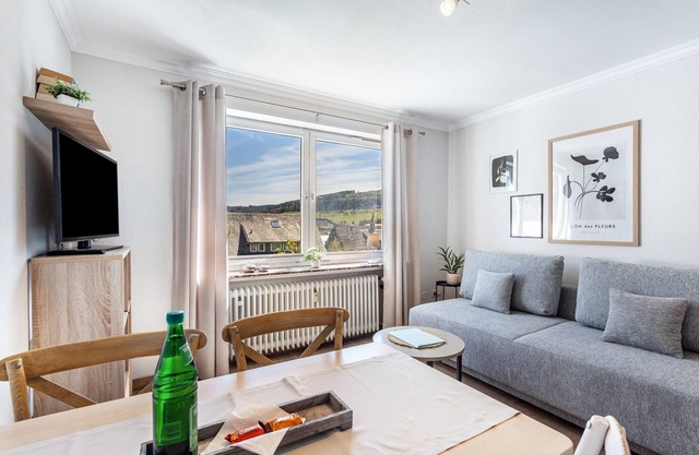 Ferienwohnungen Löwenstein FeWo 3 mit Privatterrasse, Gemeinschaftsgarten und Wi-Fi