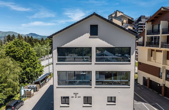 Ferienwohnung "Résidence Pieds Des Pistes" in Pistennähe mit privater Terrasse und WLAN