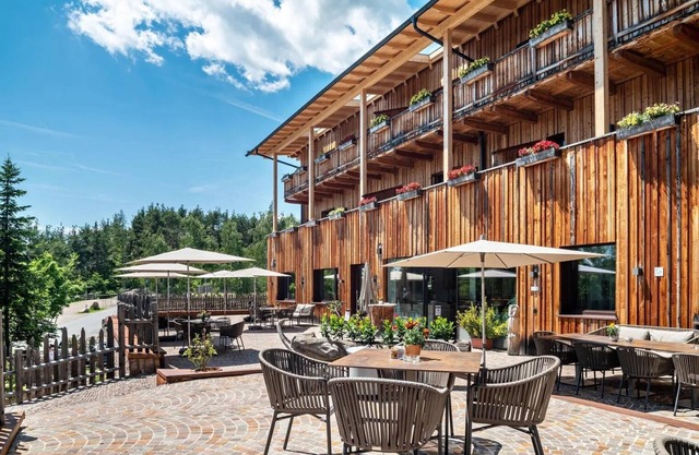 Ferienwohnung "Schartneralm Birke" mit Blick auf die Dolomiten, Terrasse & Wi-Fi