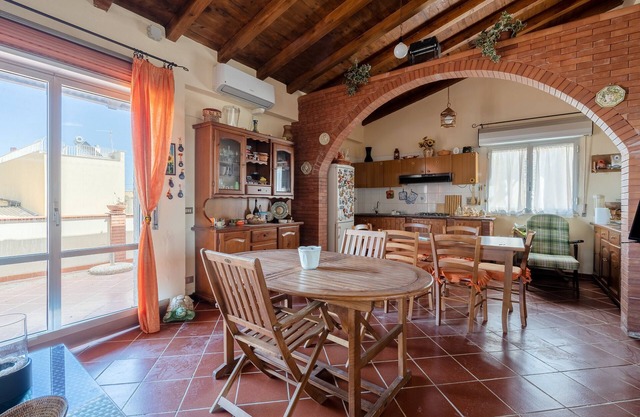 Holiday Apartment "Tramonto Sul Mare" near Beach with Private Terrace & Wi-Fi